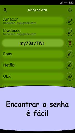 Password Saver: fácil e seguro screenshot 3