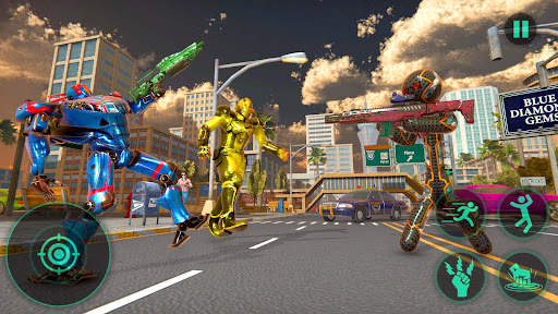 Flying Stickman Rope Hero Game screenshot 4