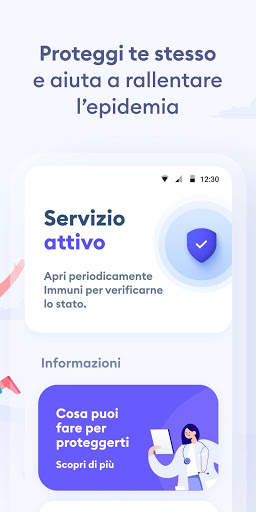 Immuni screenshot 2