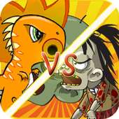 Dino and Zombie War logo