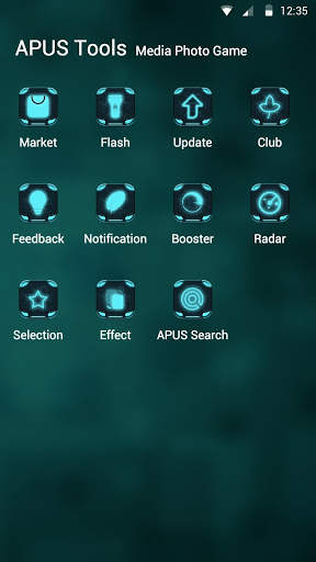 Mysterious-APUS Launcher theme screenshot 3