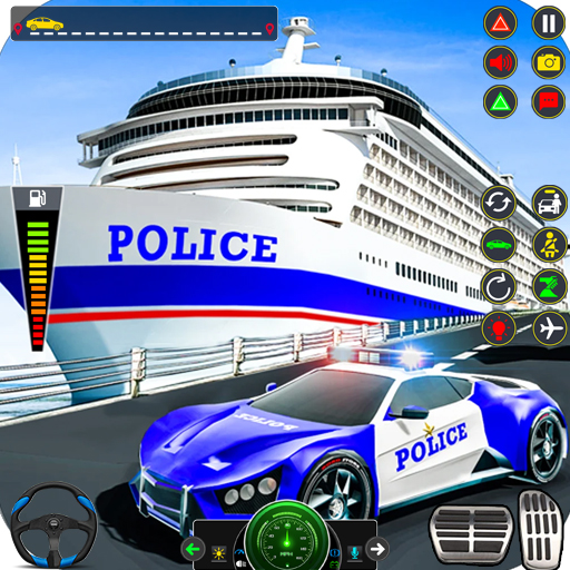 Police Transport: Car Games أيقونة