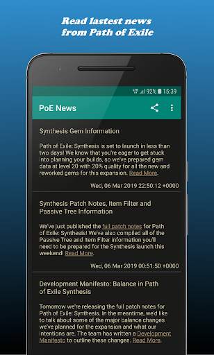 PoE News & Builds 3.23 screenshot 1