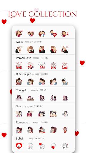 WASticker - Love Stickers App screenshot 2