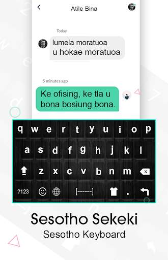 Sesotho Keyboard: Sesotho Language Typing स्क्रीनशॉट 2