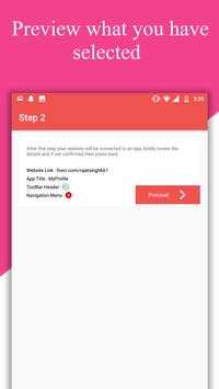 Website to App builder - App Builder screenshot 3