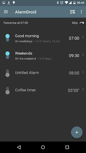 AlarmDroid (alarm clock) screenshot 2