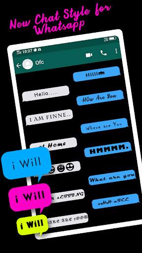 New chat style for whatsApp screenshot 2