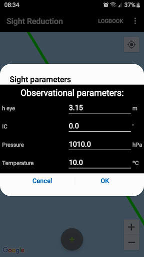 Sight reduction screenshot 7