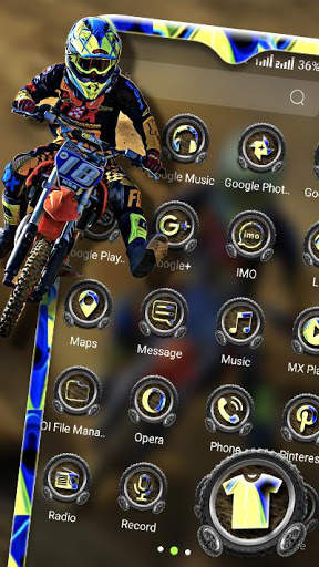 Xtreme Dirt Bike Launcher Theme screenshot 2