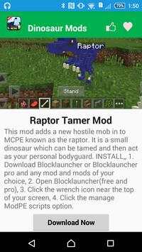 Dinosaurus Mod Untuk MCPE ' screenshot 3