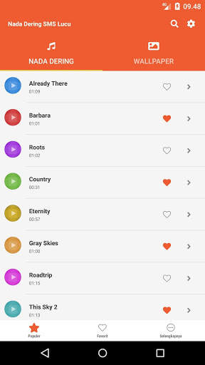 Musik Ringtone Gratis screenshot 1
