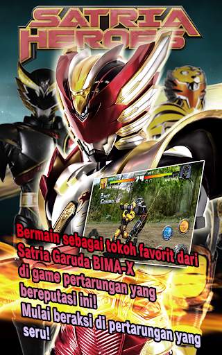 SATRIA HEROES /from Satria Garuda BIMA-X and MOVIE screenshot 1