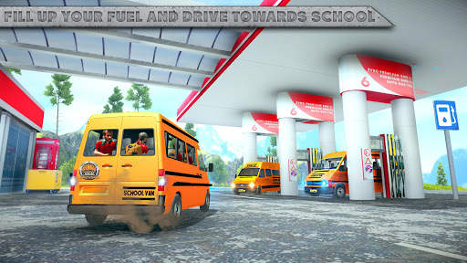 Offroad School Van Driving: Minibus Simulator 2019 screenshot 5