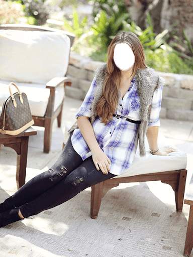 Girls Jeans Fashion Selfie screenshot 8