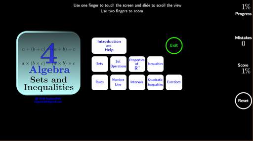 Algebra Tutorial 4 screenshot 1