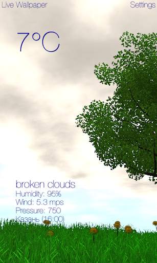 Nature Live Weather 3D FREE screenshot 2