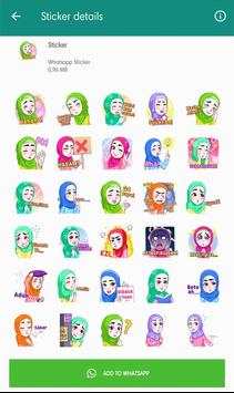 Muslimah sticker for WhatsApp screenshot 1