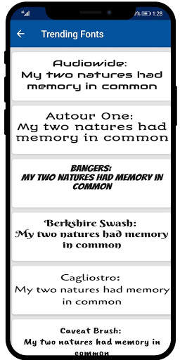 Free Fonts for Hauwei (AFonts) screenshot 3