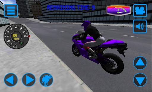 Motorbike Driving 3D City screenshot 8