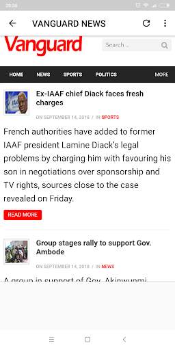 NIGERIAN NEWS screenshot 1