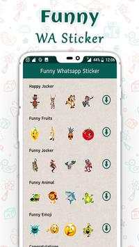 Funny Sticker & Funny WAsticker screenshot 1
