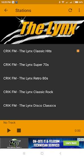 Lynx Internet Radio Network screenshot 3