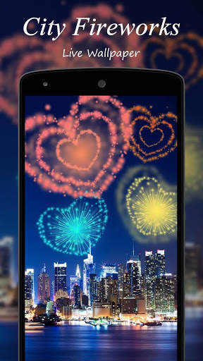 City fireworks Live Wallpaper screenshot 3