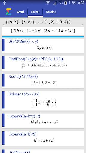 Math Solver 1 تصوير الشاشة