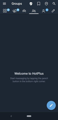 HotPlus App Messenger : Unofficial Telegram screenshot 1