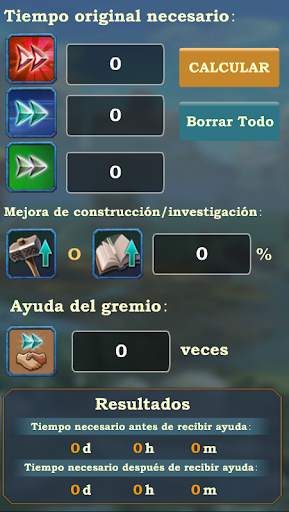 Calculadora Speed Up Lords Mobile screenshot 6