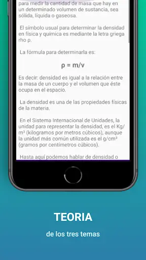 Densidad Masa Volumen screenshot 4