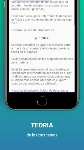 Densidad Masa Volumen screenshot 4