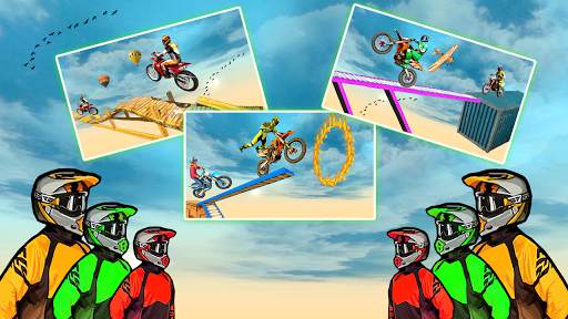 Super Bike Sky Track Rider screenshot 1