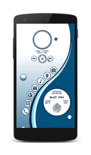 CIRCLiiX for KLWP 2 تصوير الشاشة