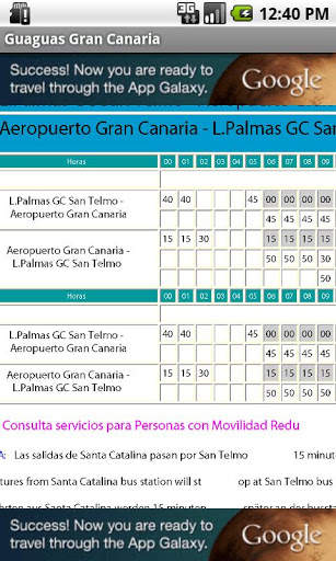 Horario Guaguas Gran Canaria screenshot 2