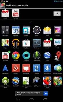 Notification Launcher Lite screenshot 2