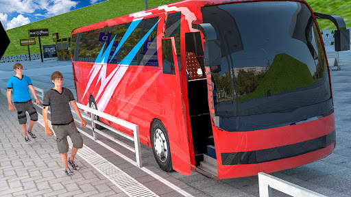 Coach bus driving simulator 3d screenshot 1