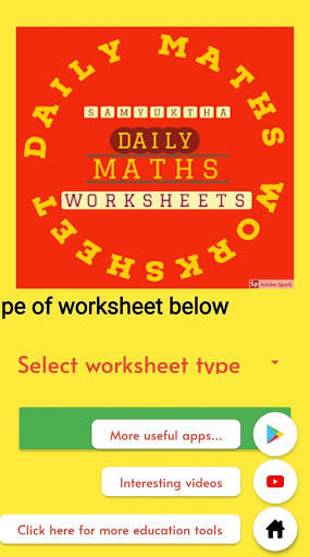 DAILY MATHS WORKSHEETS screenshot 5