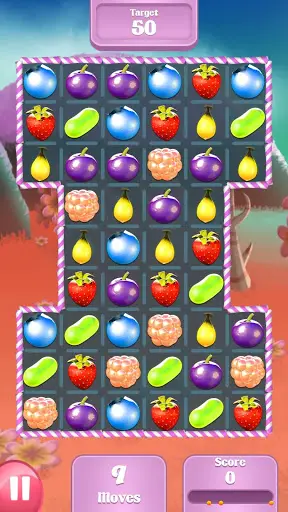 Candy Fruits Crash - Match 3 free puzzle game screenshot 6