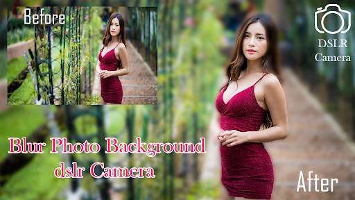 DSLR HD Camera Pro : Auto Blur Camera screenshot 1