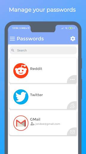 Fingerprint Password Manager screenshot 1