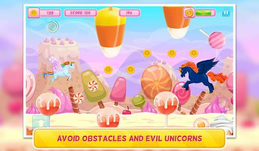Pony in Candy World - Adventure Arcade Game screenshot 8
