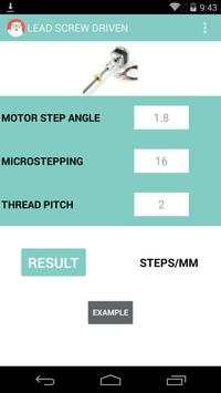 STEPS PER MILLIMETER CALCULATOR 3 تصوير الشاشة
