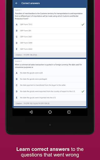 Customs Broker License Practice Exams Lite screenshot 10