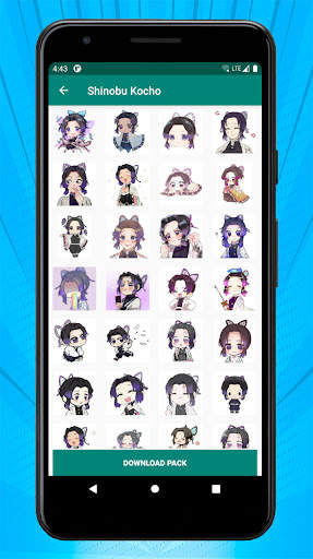 Anime Stickers for WhatsApp Kimetsu No Yaiba screenshot 5