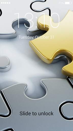 Puzzle Lock Screen 1 تصوير الشاشة