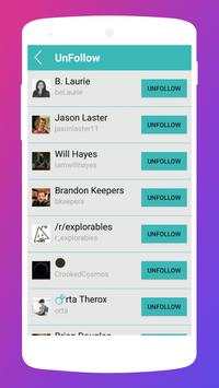 Unfollowers for Instagram screenshot 3