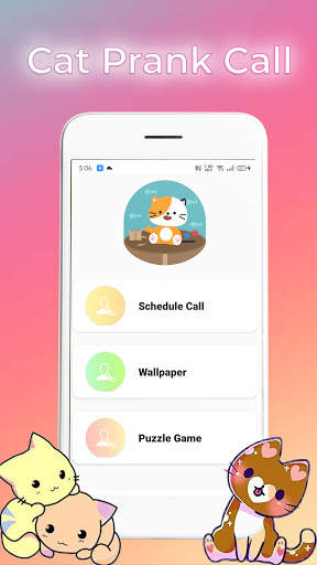 Cat Video Call : call fake, prank tom call screenshot 1
