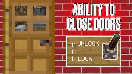 Lock Doors Mod Minecraft MCPE screenshot 2